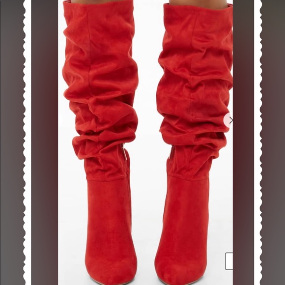 Slouchy Faux Suede Boots forever21 - Picture 4 of 8